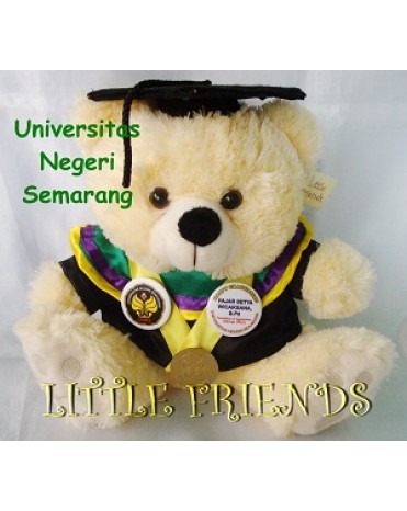 Boneka Wisuda Universitas Negeri Semarang (30 cm)